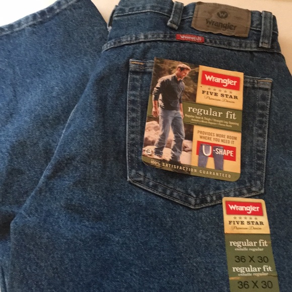 Wrangler Other - Wrangler Regular Fit Jeans Mens 36X30